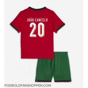 Portugal Joao Cancelo #20 Hjemmebanetrøje Børn EM 2024 Kortærmet (+ Korte bukser)